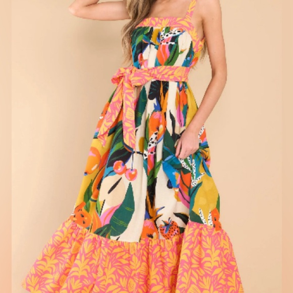 Red Dress maxi dress